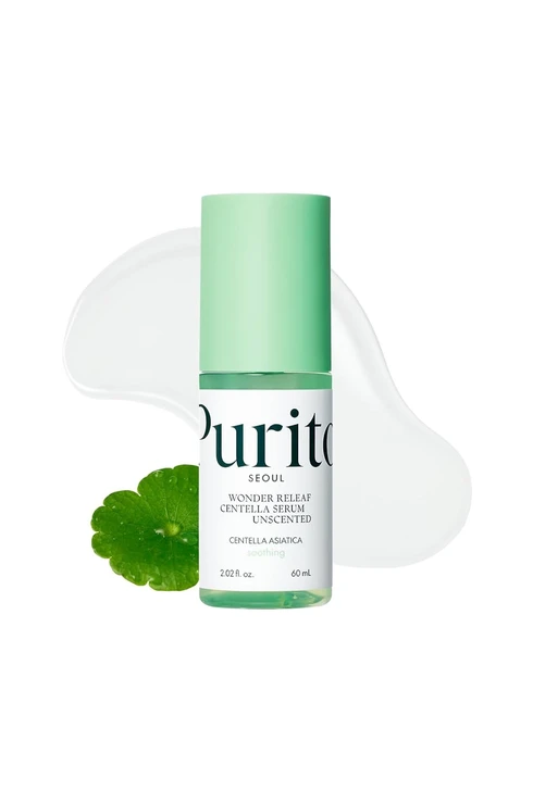 PURITO Centella Unscented Serum, Korean Centella, for All Skin Types