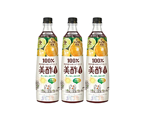 Bivinegar Sun Citrus, 30.4 fl oz (900 ml), Set of 3, CJ Micho, Citrus, Drink, Fruit Vinegar