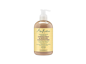 SheaMoisture Conditioner 100% Pure Jamaican Black Castor Oil to Intensely Smooth and Nourish Hair with Shea Butter, Peppermint and Apple Cider Vinegar