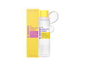 NINELESS B-Boost 1% Kojic Acid Toner with 2% Niacinamide for Dark Spot Correction - Korean Skincare for All Skin Types