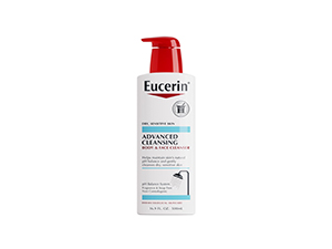 Eucerin Advanced Cleansing Body & Face Cleanser - Fragrance & Soap Free for Dry, Sensitive Skin