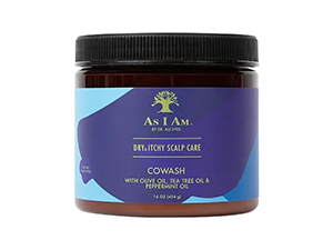 AS I AM Dry, Itchy Scalp Care Cowash, Prevents Itchiness, Soothes Scalp, Manages Curls