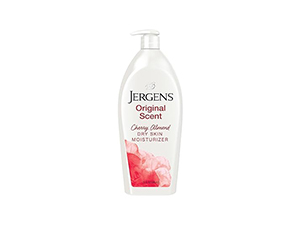 Jergens Original Scent Dry Skin Body Lotion, Hand and Body Moisturizer, Cherry Almond Essence, Dermatologist Tested, 32 Oz