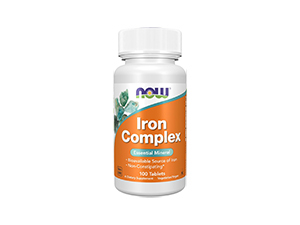 Now Foods - Iron Complex Vegetarian 100 Tablets